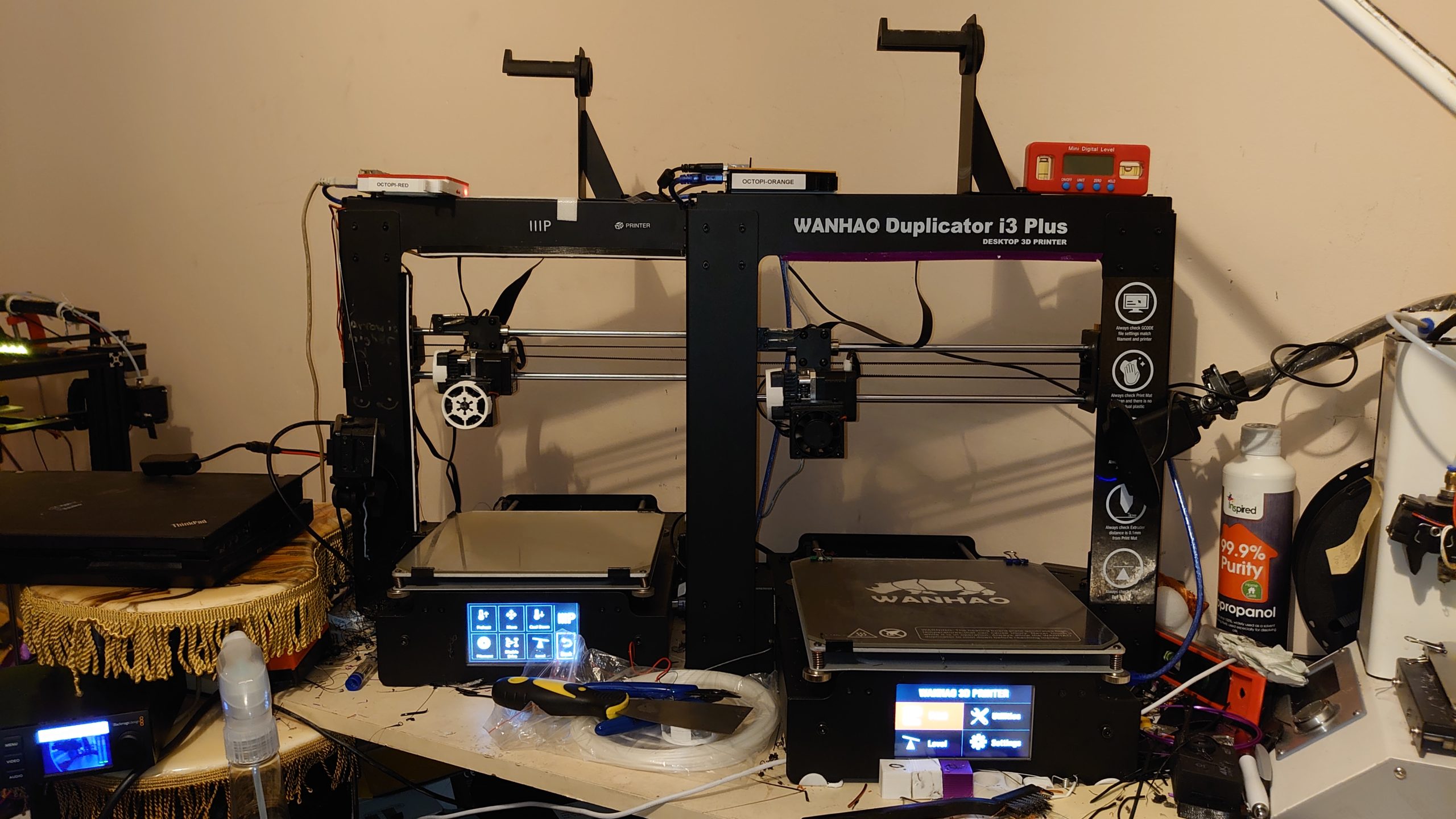 Monoprice Maker Select Plus and Wanhao i3 Plus Duplicator 3D printers
